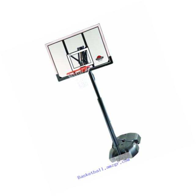 Lifetime 51544 Front Court Portable Basketball System, 50 Inch Shatterproof Backboard