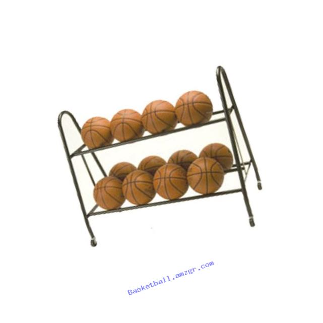 Tandem Sport Ultimate Ball Storage Rack Holds 12 Basketballs