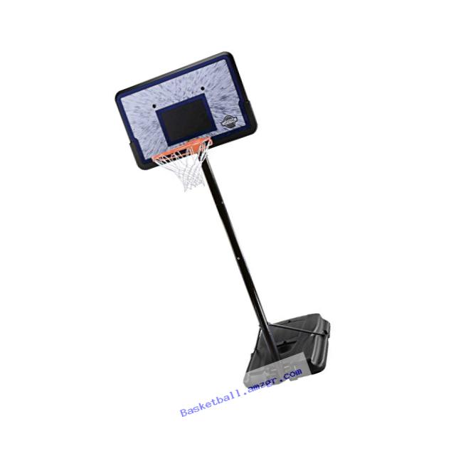 Lifetime 1221 Pro Court Height Adjustable Portable Basketball System, 44 Inch Backboard