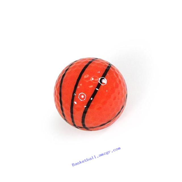Nitro Novelty Golf Balls Basketball Display Tube  (3 Pack), Orange