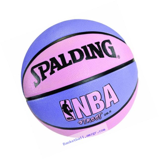 Spalding NBA Street Basketball - Pink & Purple  - Intermediate Size 6 (28.5